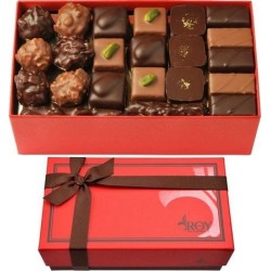 Chocolats noir et lait...