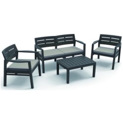 Salon de jardin bas JAVA  -...