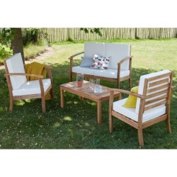 Salon de jardin en Acacia 1...