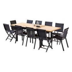 Salon de jardin Bali Teck 6...