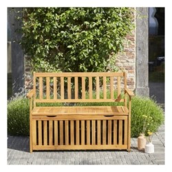 Banc avec coffre en bois...