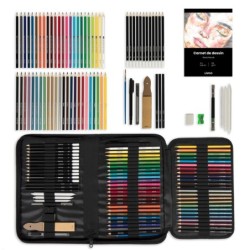 Kit de dessin - 74 accessoires