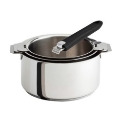 Set de 3 casseroles en inox...