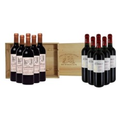 Vin rouge Bordeaux Coffret...