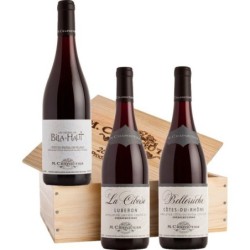 Vin rouge Rhone Coffret...