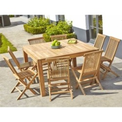 Salon de jardin en Teck...