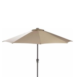 Parasol rond 270 cm - taupe