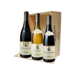 Vin rouge et blanc coffret...
