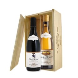 Vin rouge et blanc coffret...