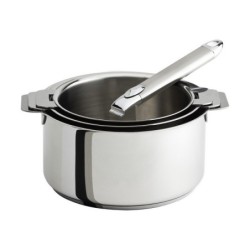 Set de 3 casseroles en inox...
