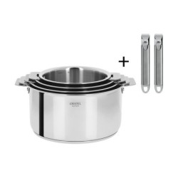Set de 4 casseroles en inox...