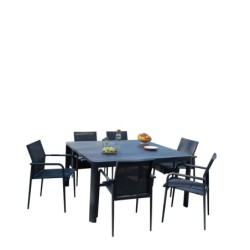 Salon de jardin carrée en...