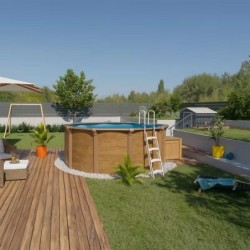 Piscine hors sol en acier...