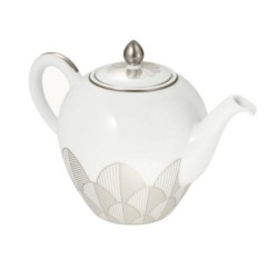 Theiere ronde en porcelaine...