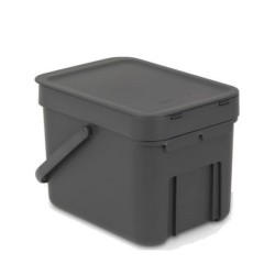 Poubelle Sort & Go 6 l - gris