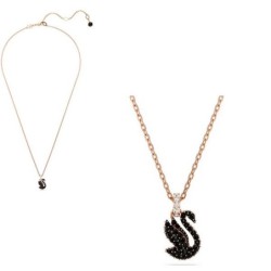 Pendentif Swan placage or...