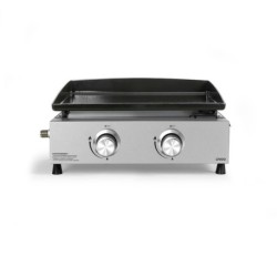 Plancha gaz 2 brûleurs